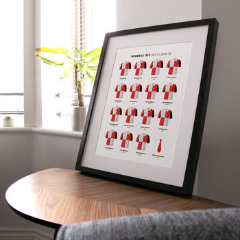 Personalised Junior And Amateur Rugby Team Kit Print, 2 of 5