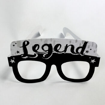 Legend Father's Day Or Birthday Card Glasses, 2 of 3