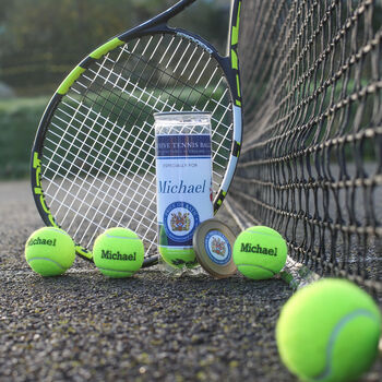 Personalised Classic Tennis Balls, 3 of 12