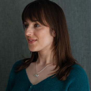 Personalised Cat Hidden Photo Necklace In Sterling Silver, 4 of 10