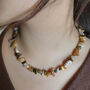 Autumn Elegance Gemstone And Pearl Necklace, thumbnail 4 of 5