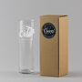 Apple Engraved Cider Pint Glass, thumbnail 2 of 3