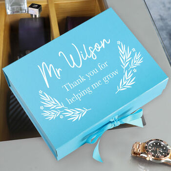 Personalised Thank You Teacher Gift Box, 4 of 7