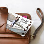 Personalised Photo With Text Heart Metal Wallet Card, thumbnail 2 of 4