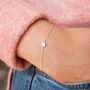 Classic Sterling Silver Star Bracelet, thumbnail 1 of 5
