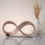 Copper Infinity Sculpture, 22nd Anniversary Gift, thumbnail 1 of 7