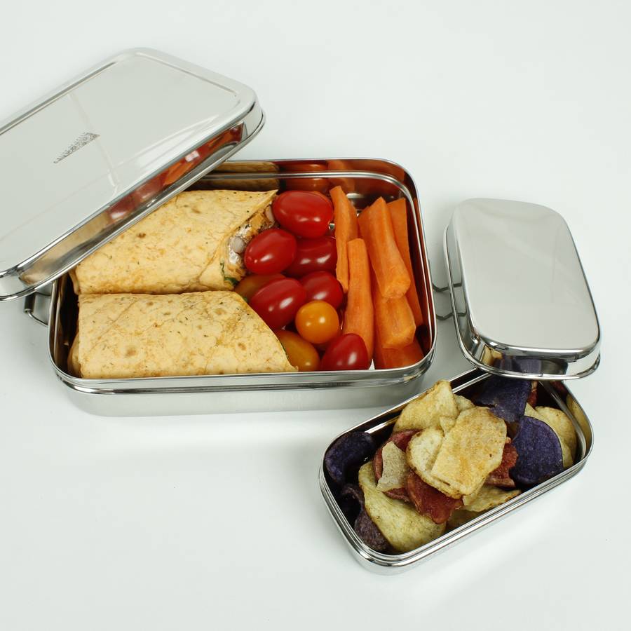 stainless steel lunch boxes by green tulip ethical living