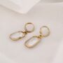 Allana | Delicate Huggie Hoop Charm Earrings, thumbnail 1 of 5