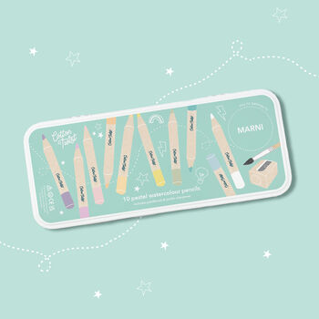 Pastel Watercolour Pencils Set, 8 of 10