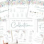 Wedding Choose A Seat Sign Pink, Blue White Florals, thumbnail 5 of 5