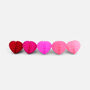 Honeycomb Heart Paper Decoration Set Of Five, thumbnail 4 of 5