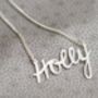Personalised Handmade Silver Name Necklace, thumbnail 1 of 12