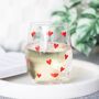 Heart Print Stemless Glass, thumbnail 1 of 4