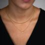 Gold Vermeil Plated Twisted Rope Chain, thumbnail 4 of 6