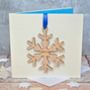 Snowflake Decoration Christmas Card, thumbnail 1 of 2