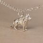 Personalised 3D Alsatian Silver Chain Bracelet, thumbnail 2 of 10