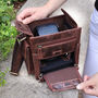 Personalised Vintage Leather Camera Bag, thumbnail 6 of 12