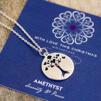 Birthstone Tree Of Life Pendant, 3 of 12