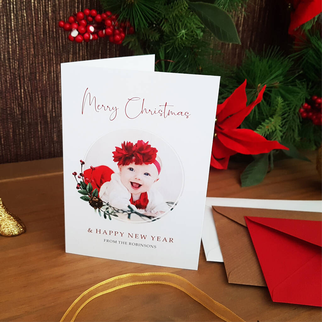 Personalised Photo Christmas Cards, 1 of 2