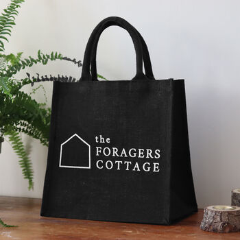 The Foragers Cottage Jute Tote Bag, 3 of 3