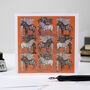 'Zebras' Greeting Card, thumbnail 1 of 2