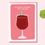 Funny Wine Derful Christmas Card, thumbnail 1 of 7