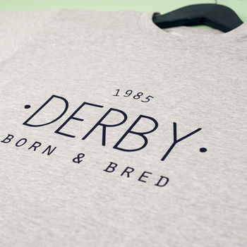 'Born And Bred' Personalised Men's T Shirt, 3 of 4