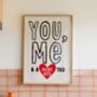 You, Me, Picky Bits Tea Print, thumbnail 1 of 3
