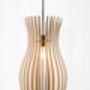 Hourglass Wooden Lampshade Ceiling Light, thumbnail 2 of 3
