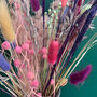 The Spring Punch Pink And Purple Dried Flower Bouquet, thumbnail 2 of 6