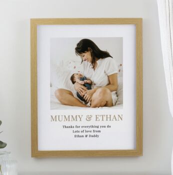 Personalised Square Framed Photo Upload Print, 3 of 4