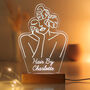 Personalised Fleur Line Art LED Light, thumbnail 1 of 12
