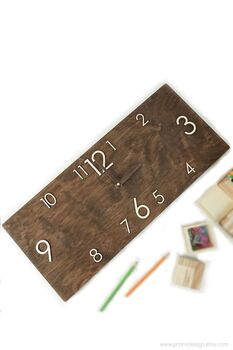 Crafted Luxury Industrial Wooden Wall Clock, 2 of 8