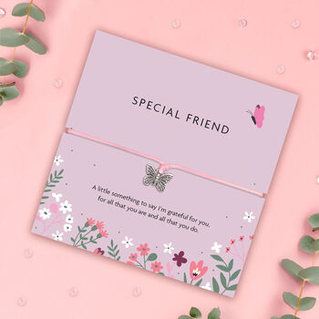 Special Friend Butterfly Bracelet, 2 of 6