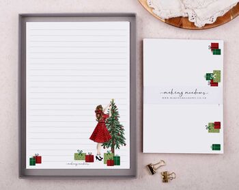 A5 Christmas Letter Writing Paper And Envelopes, 2 of 6
