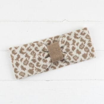 Leopard Knitted Headband, 3 of 8