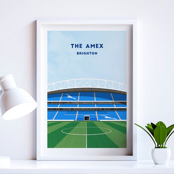 Personalised Football Stadium Art Print Gift : Request Any Stadium, 9 of 11