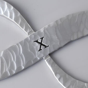 10th Anniversary Gift Aluminum Infinity Sculpture, 8 of 11