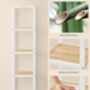 Five Tier Bamboo Storage Shelf Unit, thumbnail 4 of 7