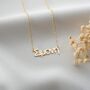 Sterling Silver Greek Name Necklace, thumbnail 1 of 9
