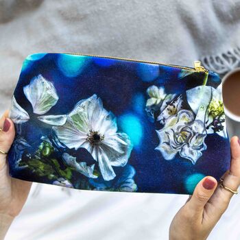 Birthday Flower Gift For Her – Socks, Scarf, Makeup Bag, 7 of 9