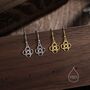 Sterling Silver Celtic Knot Drop Hook Earrings, thumbnail 2 of 11