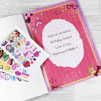 Personalised Animals Activity Book With Stickers, 4 of 10