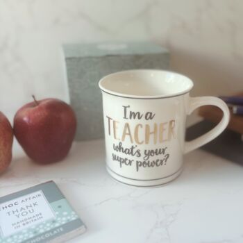 ‘I’m A Teacher, What’s Your Superpower?’ Mug – A Thoughtful Thank You, 4 of 5