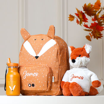 Personalised Trixie Fox Backpack For Nursery, School, Holiday, 4 of 11