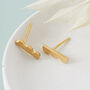 Scalloped Line Studs, thumbnail 1 of 7