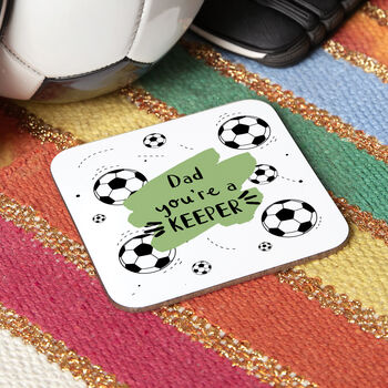 Choose Your Message Football Coaster, 2 of 5