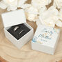 Watercolour Ocean Wedding Double Ring Box, thumbnail 1 of 1