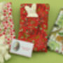 Christmas Bunny In Bed Stocking Filler, thumbnail 2 of 4