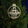 Handmade Brass Christmas Tree Decorations – The Joyful Traditions Collection, thumbnail 2 of 11